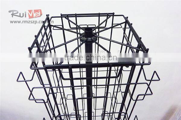 Floor Standing Metal Wire Display Stands for Business Cards