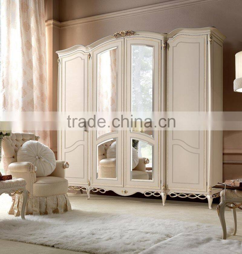 Bisini French Style Luxury Wardrobe, Antique European Wardrobe