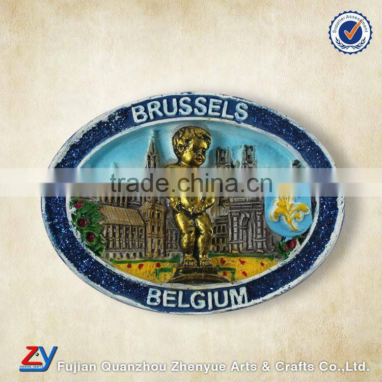 6.5*4.2*1cm belgium souvenir magnet