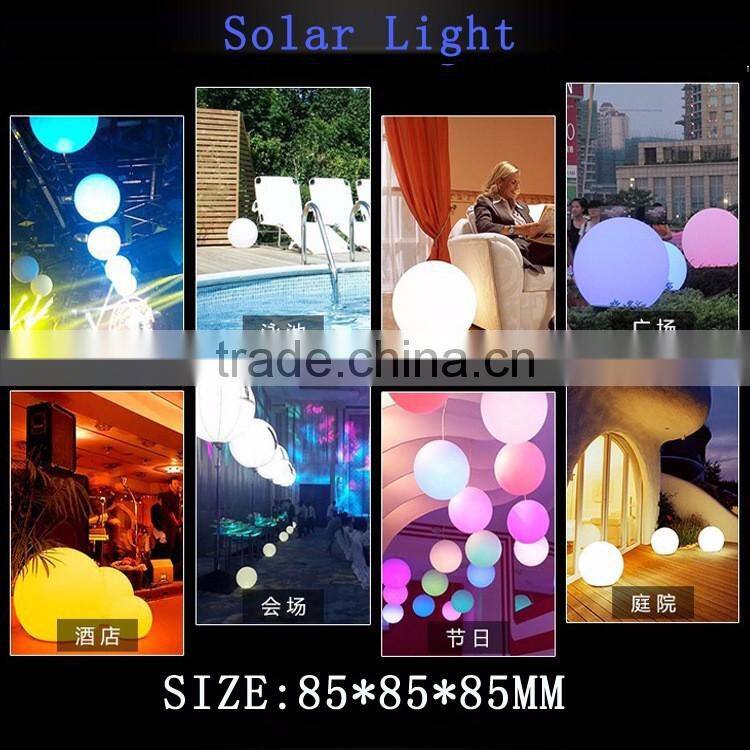 New Arrival Outdoor Garden LED Solar Decorative Ball Light, Indoor Garden Solar Power Decoration Floating Light Ball