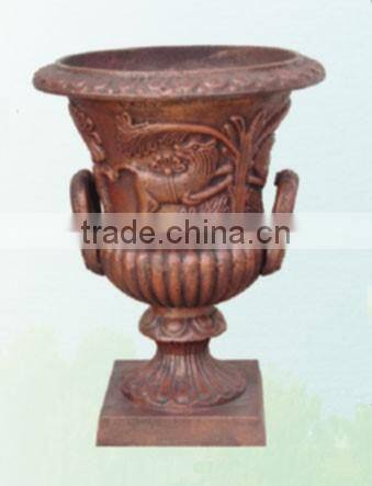 Trade Assurance Antique Cast Iron Urn, Antique Vase, Antique Flower Pot
