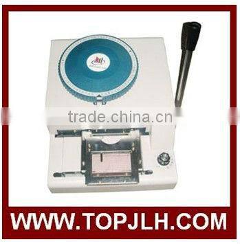 Letterpress Machine for making PVC Cards