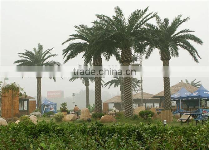 Home garden edging decorative 5ft to 16ft Height outdoor artificial green plastic palm trees EDS06 0825