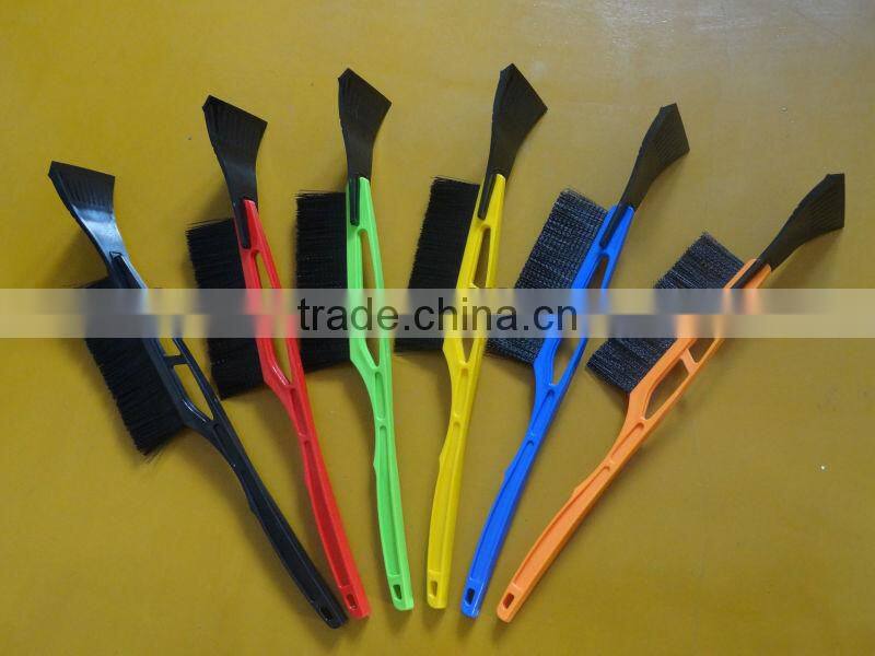 Car ice scraper with brush car snow scraper