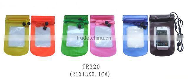 Waterproof bag case Pouch Phone Cases PVC for iPhone 6/6 Plus/5S Samsung Galaxy