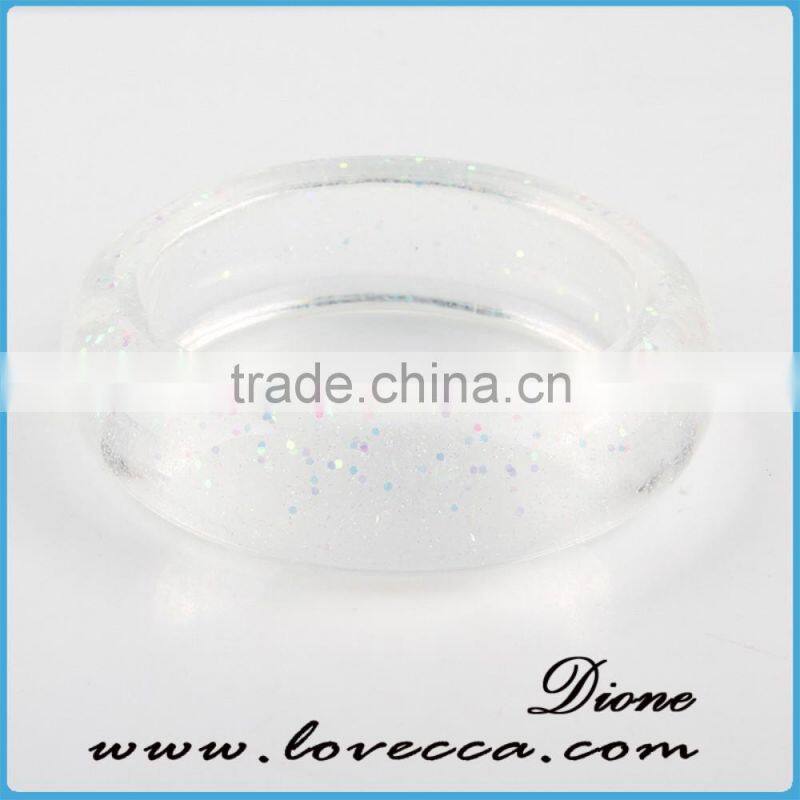 Wholesale High Quality Bangle Eco Friendly Real Dried Pressed Flower Resin Bracelet for Women