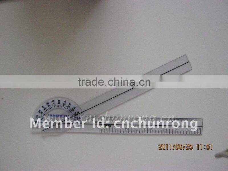 Plastic protractor