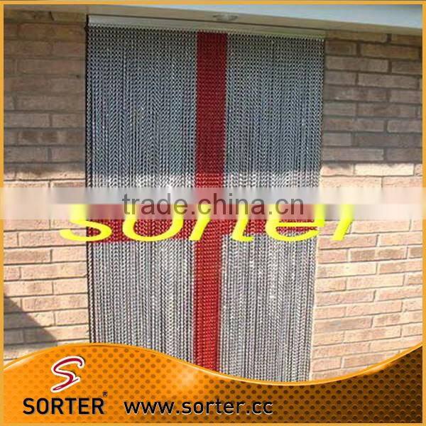 Sorter's hook chain curtain baby link chain curtains fly screen