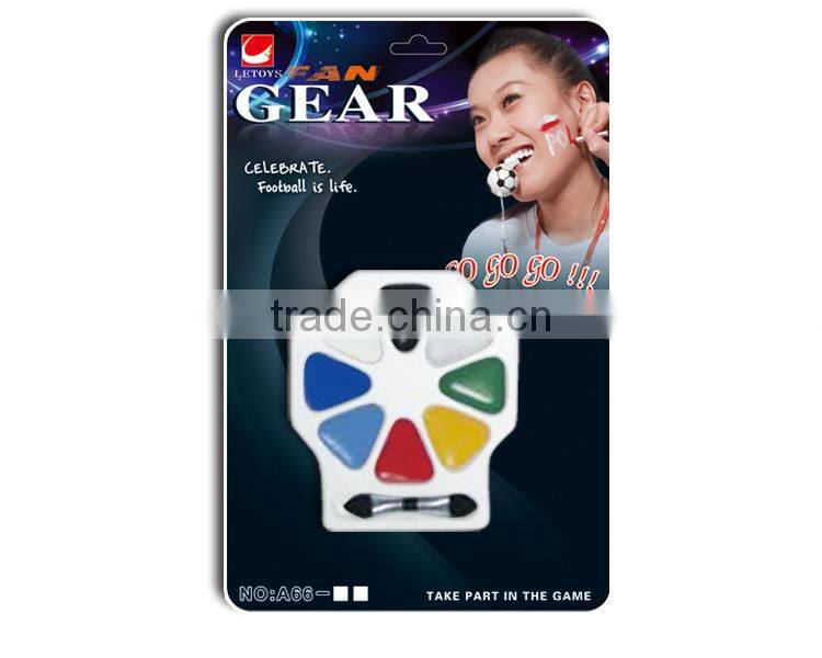 2016 Euro Cup factory supply EN71 approved face paint for football fans