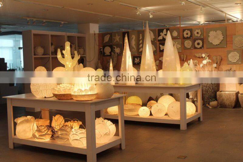 garden lighting planter, flower pot for outdoor decoration