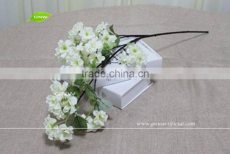 GNW BLS036 Decorative Pink Color Artificial Cherry Blossom Tree Branches for table centerpieces decoration