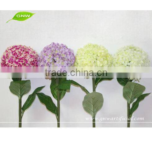 GNW FLH15 Wedding Decoration Materials for Table Centerpieces Artificial Flowers with White Hydrangea Bouquet