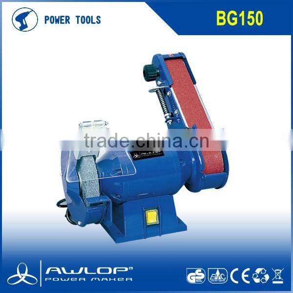 240W Electric Bench Grinder Bench Belt Sander With safety guards