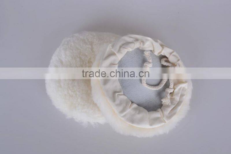 Top grade lamb skin polishing pad/polishing wool pad/wool buffing pad 4.5'',5'',6'',7'',8'',9''