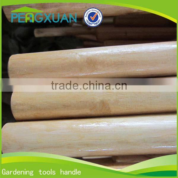 Chinese supplier Garden Tools Varnished Taper end handle hoe