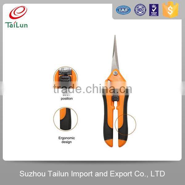 6.5" Straight Stainless Steel Blades Folwer Garden scissors snip