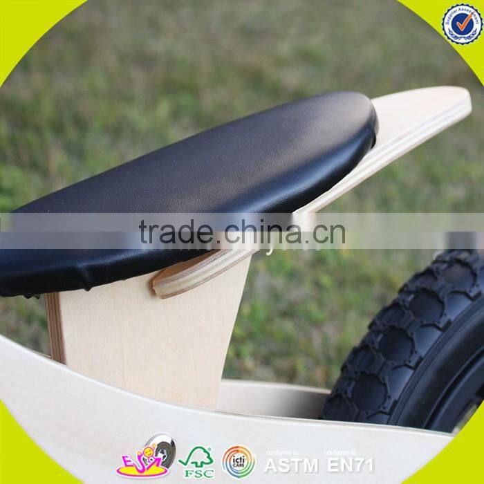 2017 New design wooden kids balance bike best sale wooden kids balance bike top fashion wooden kids balance bike W16C155