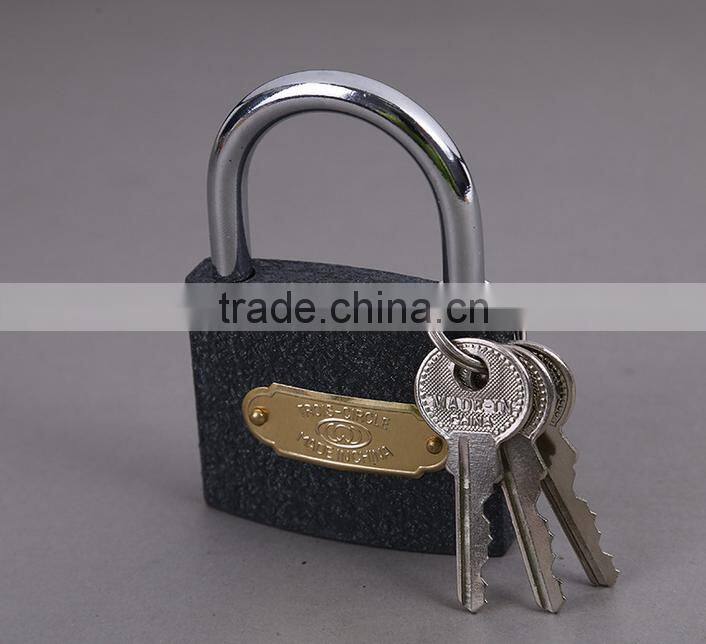 Professional produce top security iron safety padlock in all sizes with threes keys