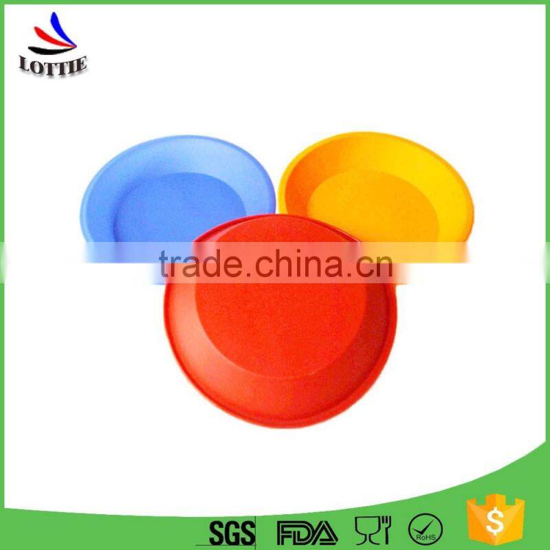 2016 China Manufacturers FDA & LFGB standard circular silicone cake mold with custom or printing