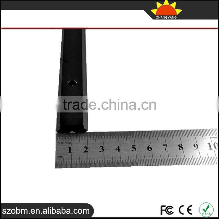 D0257 260mm Length Aluminum Alloy 21mm Rail weaver Adaptor for Tactical Flashlight Mount