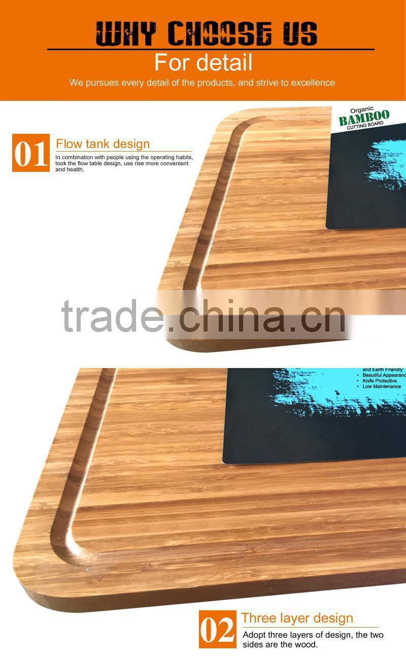 Manufacturers selling new bamboo cutting board with launder environmental anvil dishes in the kitchen