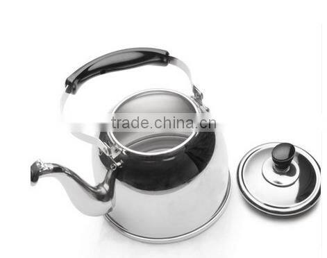 Lihong Factory stainless steel 5/6/7Liter whistling kettle industrial cooking kettle