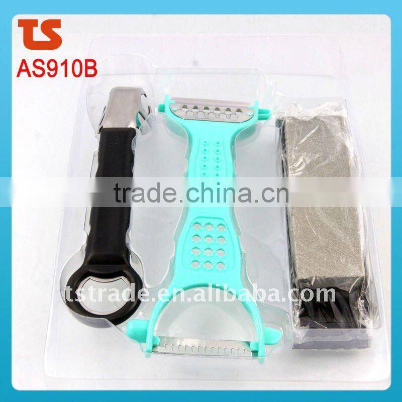 2014 Picnic multi outdoor tableware barbecue tool Set(AS910C)