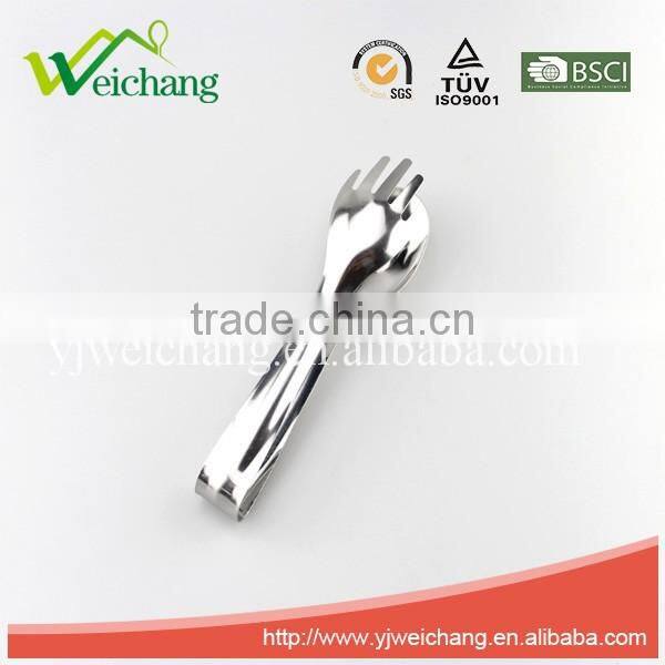 WCE702 Premium Utility whole stainless steel Food Tongs fork and spoon low price