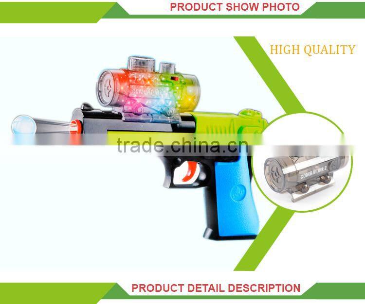 2 in 1 Kids outdoor toy crystal bullet soft bullet gun