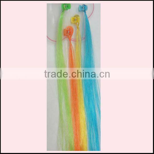 Environment Friendly Wigs With Sunflower Snap Clips For Girls