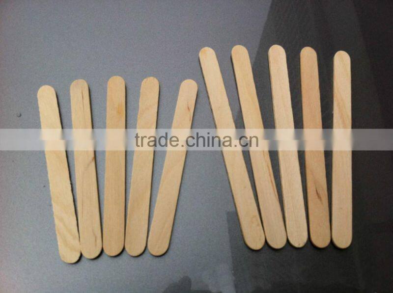 Birch wooden round edge eco friendly popsicle sticks