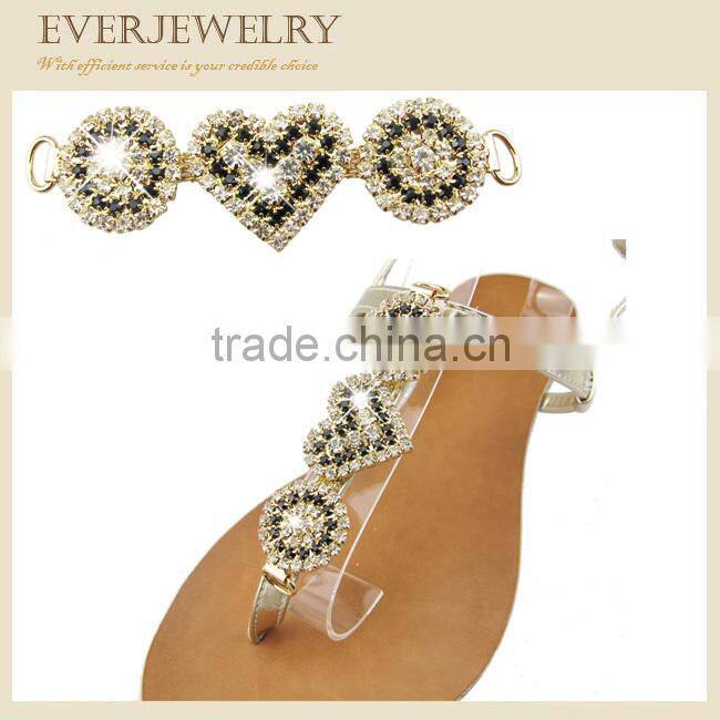 2017 popular rhinestone shoe decoration for wholesale