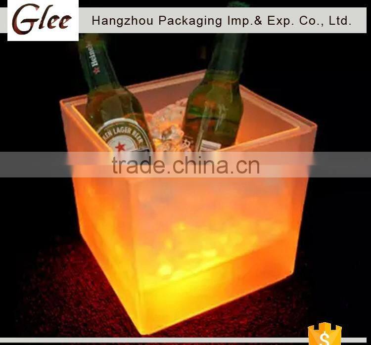 Plastic LED nice-looking cute ice bucket