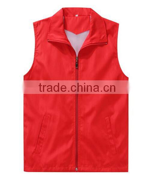 Colorful Unisex Logo Embroideried Safety Vest