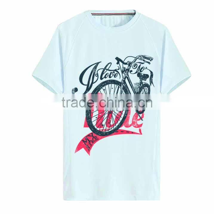 custom print t-shirt cotton polyester men t shirt wholesale