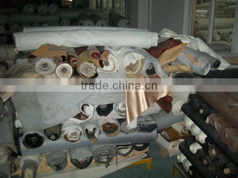 Embossed Knitted Wide Use Of Stocklot Semi Pu Leather