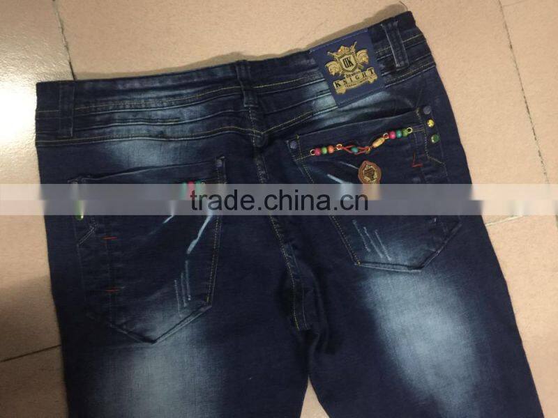 GZY Best Design Fancy For Boys And Men Fashion Jeans Stock 2017