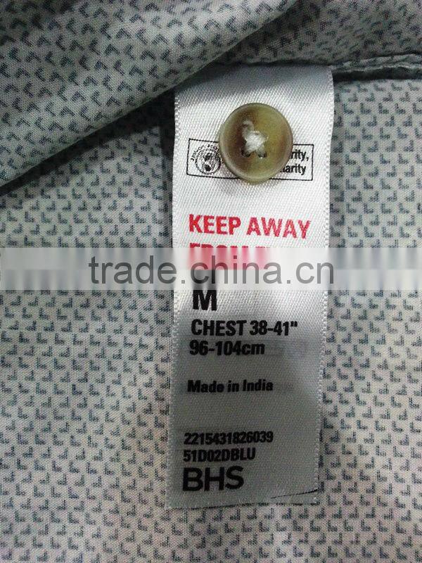 Mens Branded Original Short Sleeve Shirt (Garment Stock lots / Apparel Stock / stocklots / Garment Apparel from Sri Lanka)