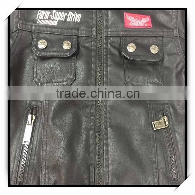 new style factory custom winter jacket leather