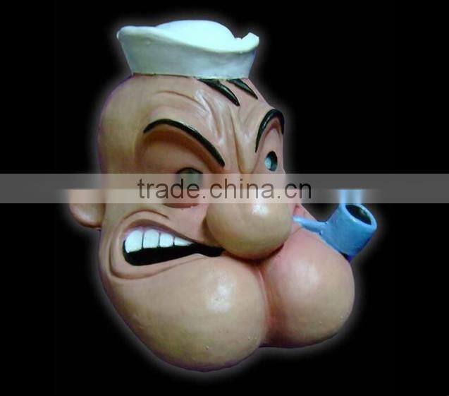 POPEYE THE SAILOR MAN LATEX MASK Halloween Costume Prop