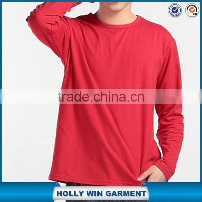 long sleeve wholesale blank tshirt no label