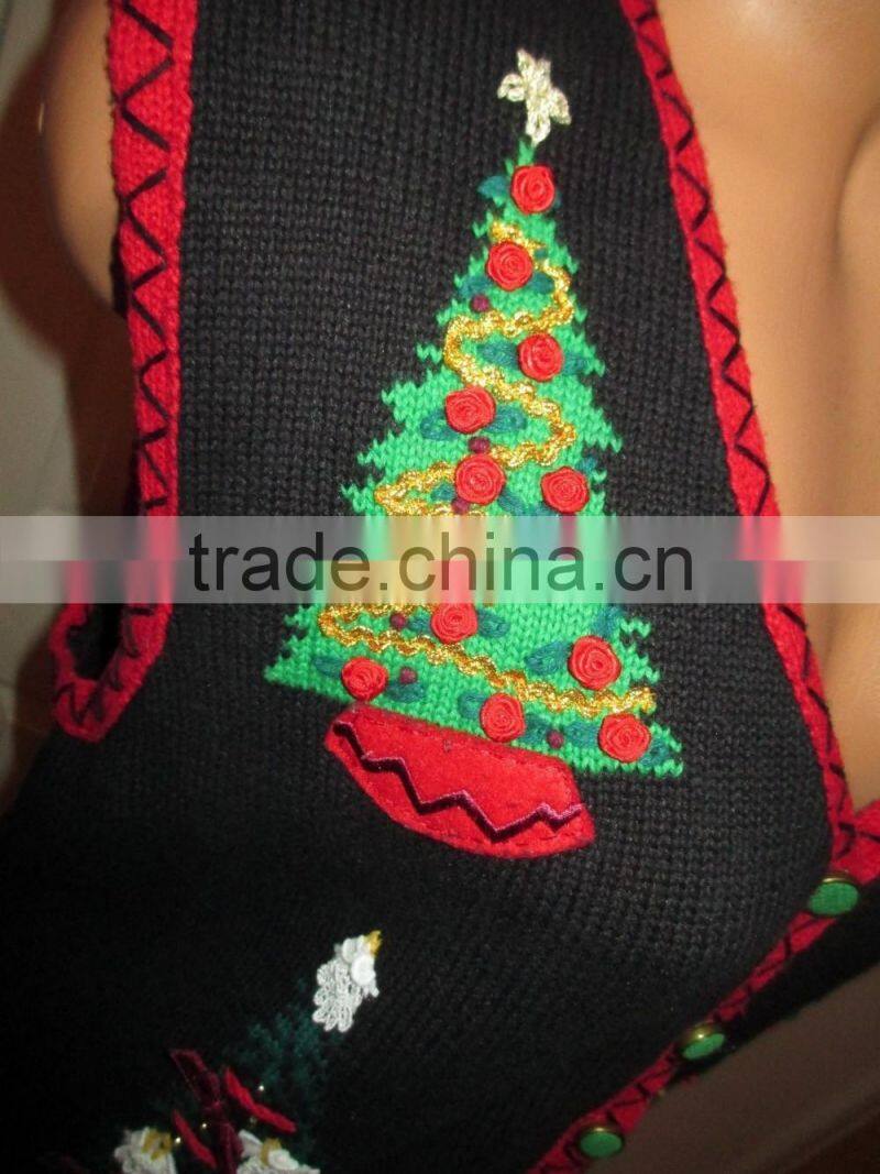 latest ugly christmas sweater design for women 2016
