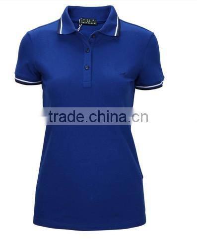 2017 new product China wholesale Professional good quality low price cheapest custom print women short sleeve Polo shirt