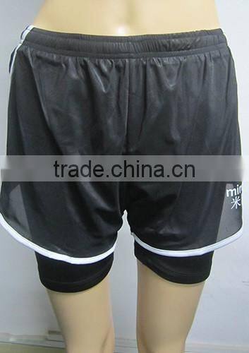 Wholesale Men Sports Short Shorts Black Short Pants Plus Size Running Clothing
