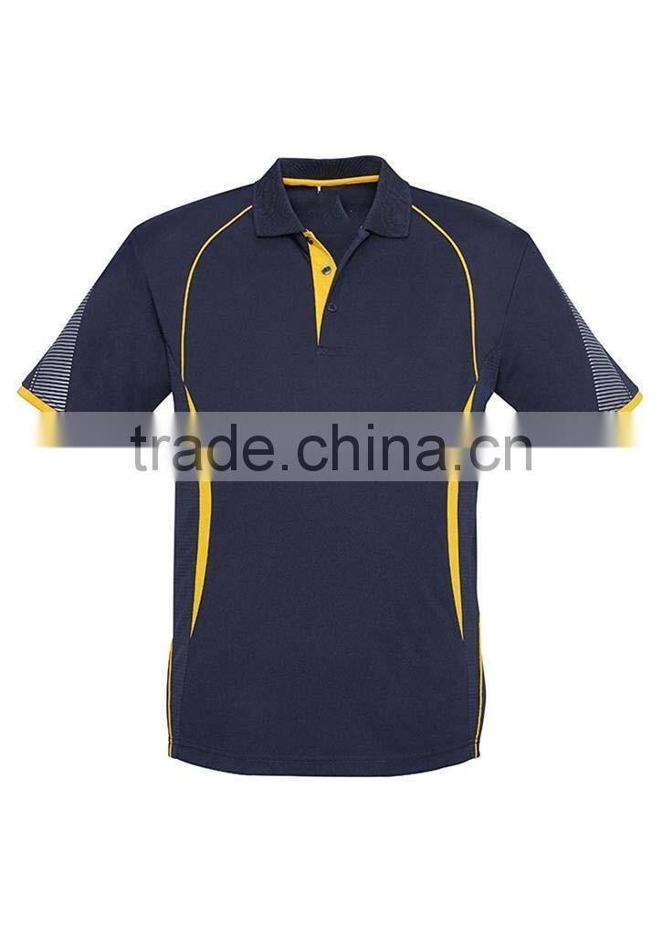 China supplier custom blank polo shirt sports gym wear running shirts mens dry fit 100%polyester contrast colors men polo shirts