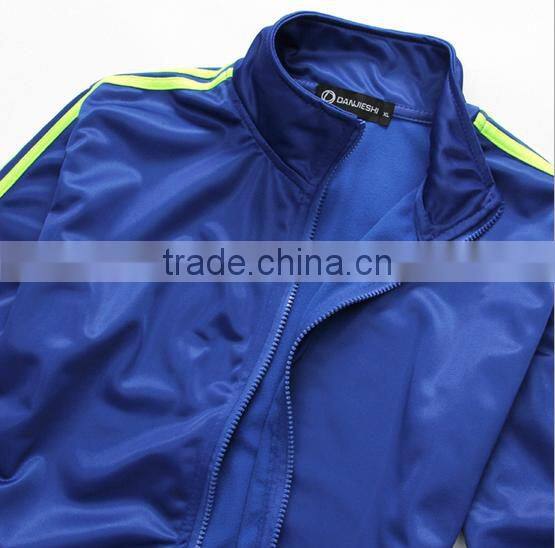 oem designer your own mens sports set/cheap quality athletic track suit