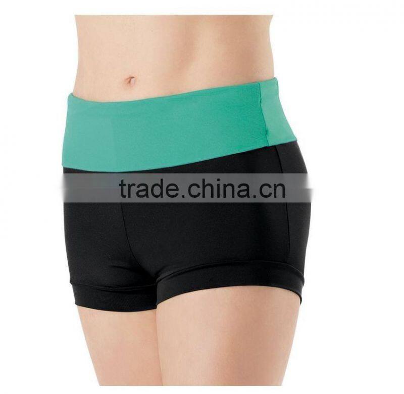 High Quality Bright Color Waist Competition Shorts E16013