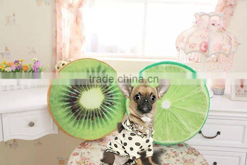 fruit shaped cushion 3D sandals soft comfortable cute different images printing and sizes