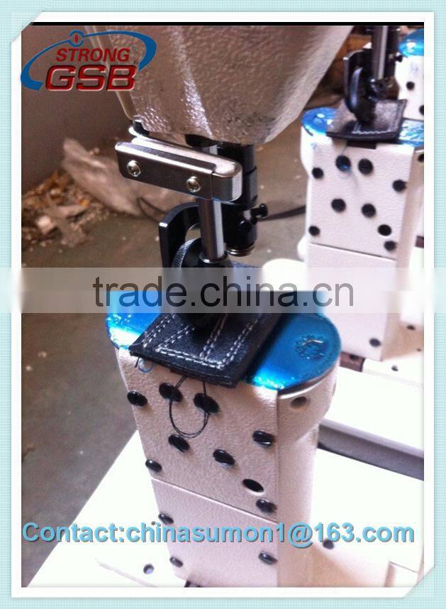 WB-820 Double needle Post bed lock stitch sewing machine for shoes, bags post-bed shoe repairing sewing machine