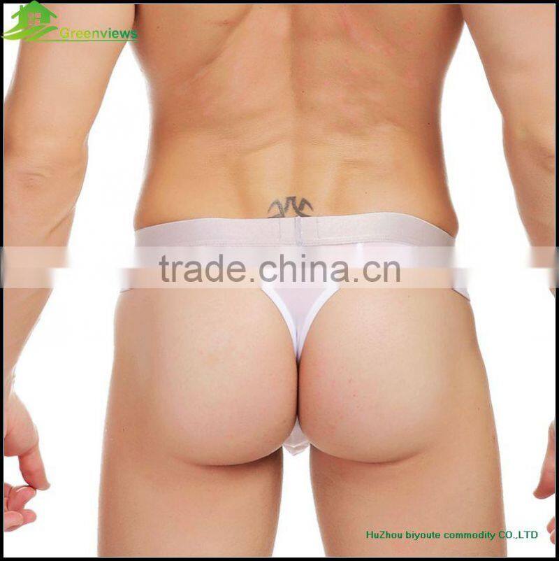 men thong Sexy gay thong T back for boy hot sell g strings penis cover men wearing g strings in stock
